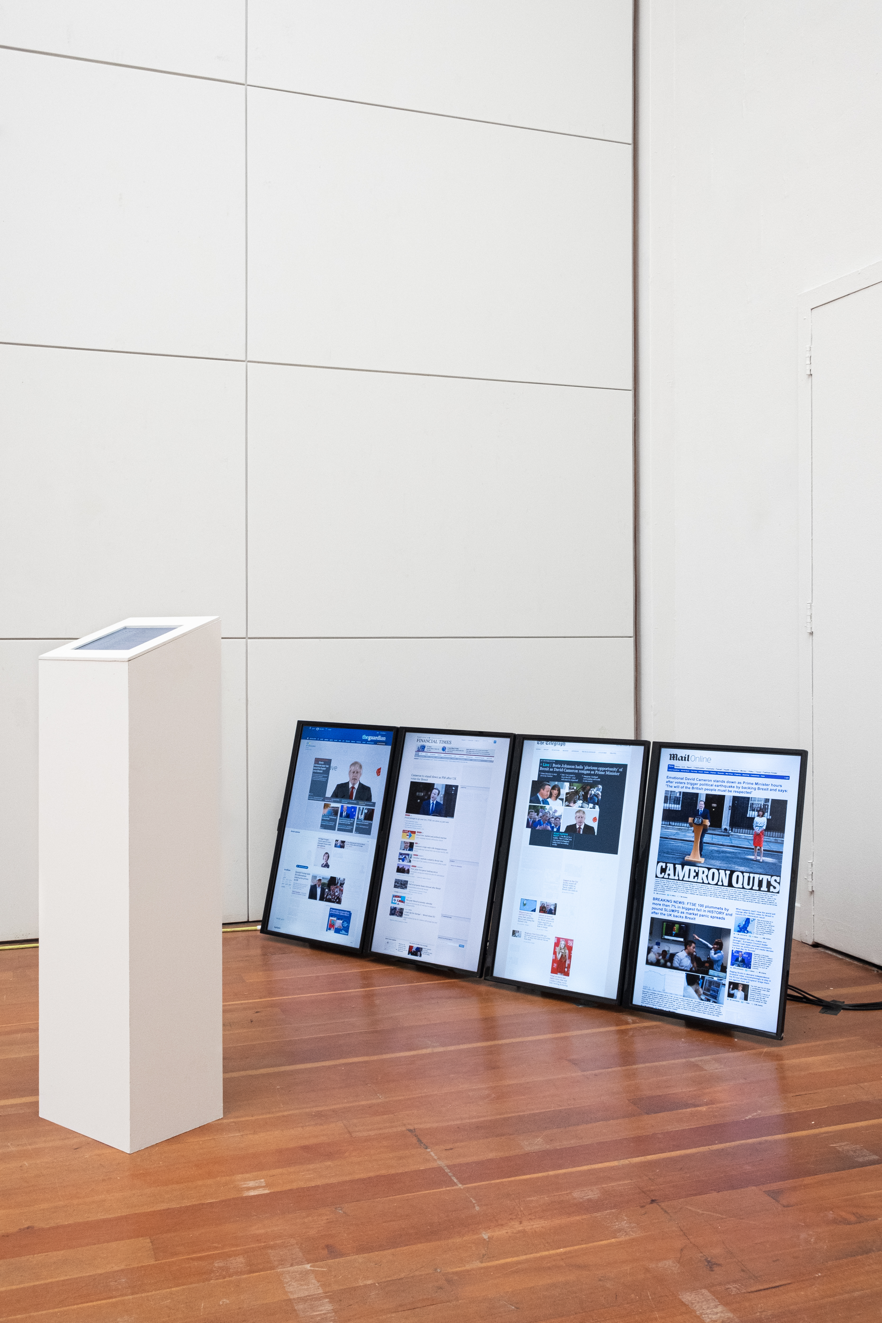  Brexit News Archive installation shot